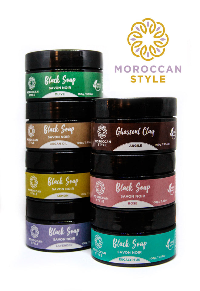 Moroccan Black Soap with Argan Oil