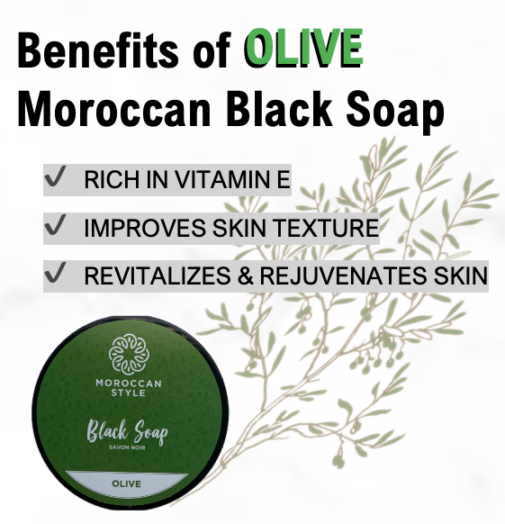Moroccan Black Soap with Olive