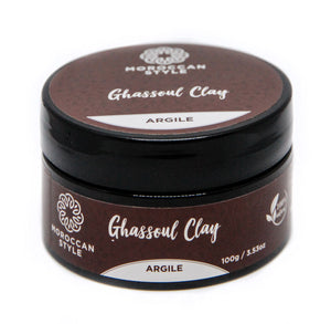 Moroccan Ghassoul Clay Mask - Organic Natural Facial & Hair Mask