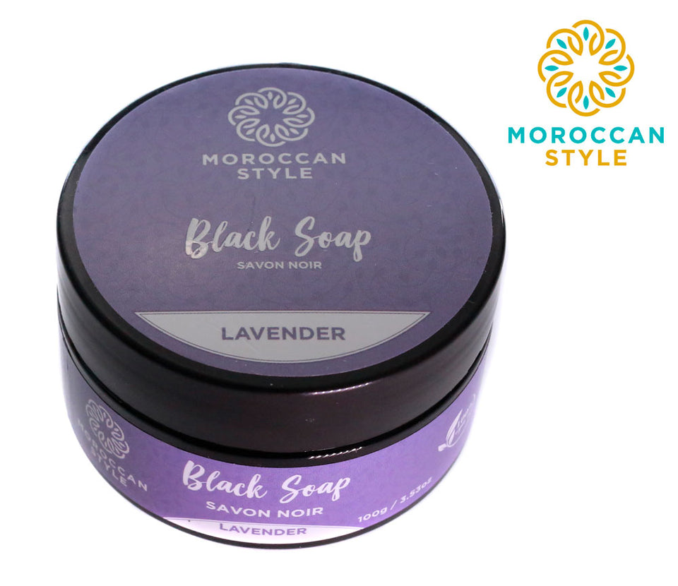 Moroccan Black Soap with Lavender