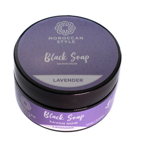 Moroccan Black Soap with Lavender