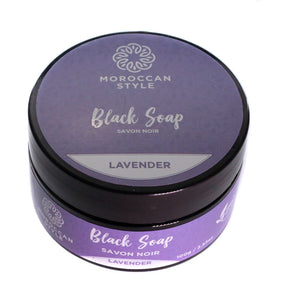 Moroccan Black Soap with Lavender