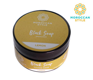Moroccan Black Soap with Lemon