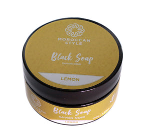Moroccan Black Soap with Lemon